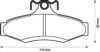 BENDIX 572406B Brake Pad Set, disc brake